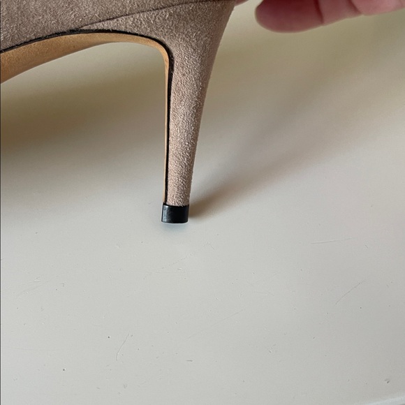 Jimmy Choo Suede T- Strap Heels - Picture 9 of 9